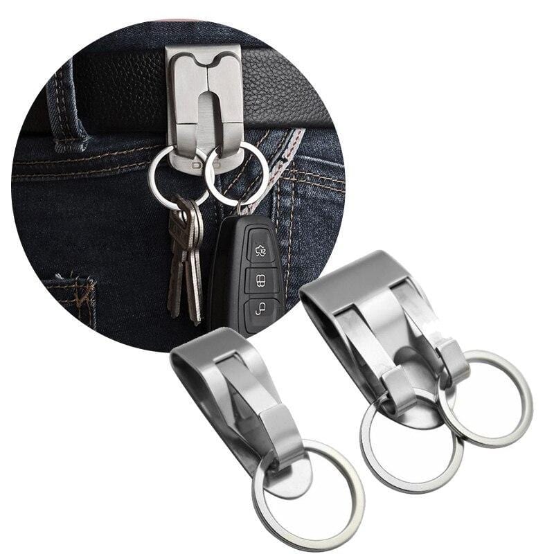 KeyUnity KM00 Titane Clip porte-clés, Boucle de ceinture en port cle KeyUnity KM00 Titane Clip porte-clés, Boucle de ceinture en port cle