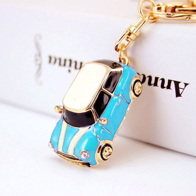 Porte-clés Mini Cooper, couverture de porte-clés de voiture en