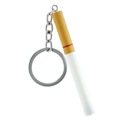 Porte-clés humoristique cigarette