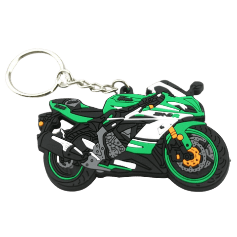Dafy Moto - Porte Clé Kawasaki Noir / Vert