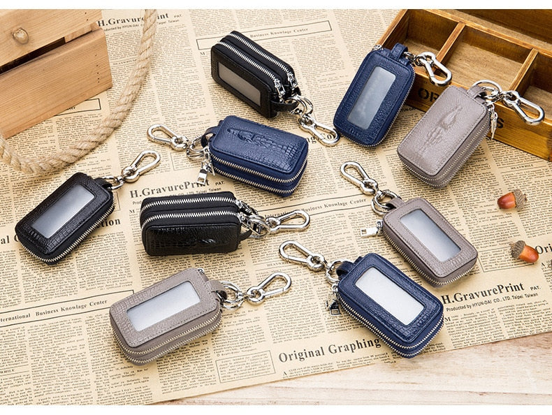 Porte-clés de voiture pour Hyundai, porte-clés, portefeuille à la